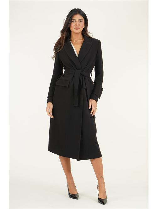Cappotto con cintura GM by Gai Mattiolo | GM4399NERO